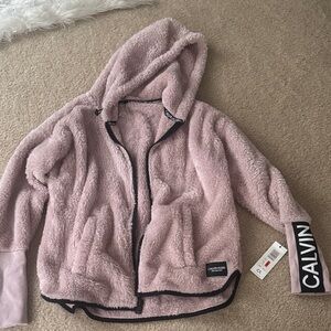 Calvin Klein Soft Pink Fleece Jacket